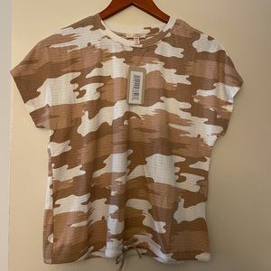 The Como Vintage  Women's Pink Camouflage Top